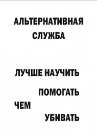 Мотивирующий постер Альтернативная служба (1)