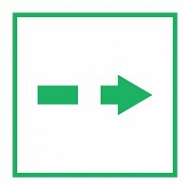 Знак Дополнительные пути эвакуации ИМО (Secondary means of escape IMO)