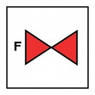 Знак Клапан системы пенного пожаротушения ИМО (Foam valve IMO)