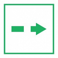 Знак Дополнительные пути эвакуации ИМО (Secondary means of escape IMO)
