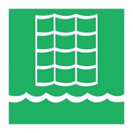 Знак Сеть для взбирания ИМО (Scramble net IMO)