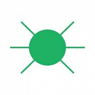 Знак Прожектор спасательного плота ИМО (Liferaft flood light IMO)