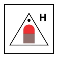 Знак Пост дистанционного запуска системы пожаротушения Галоном (Remote release station for halon gas)