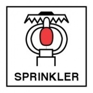 Знак Помещение, защищенное спринклерной системой ИМО (Space protected by sprinkler IMO)