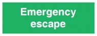 Знак Аварийный выход ИМО (Emergency escape IMO)