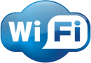 Наклейка Знак Wi-Fi (сине-белая)
