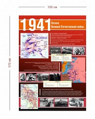 Стенд Великая Отечественная война 1941 г. 120х170 см