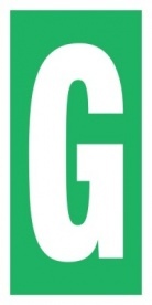 Знак Уровень / Этаж G (большой) ИМО (Level / floor G ИМО)