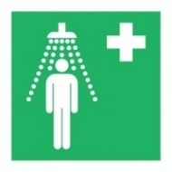 Знак Аварийный душ ИМО (Emergency shower IMO)
