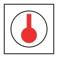 Знак Тепловой детектор ИМО (Heat detector IMO)