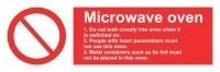 Знак Микроволновая печь. Меры предосторожности ИМО (Microwave oven. Precautions)