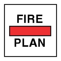 Знак Схема противопожарной защиты (Fire control plan)