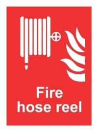 Знак Пожарный рукав (с подписью) (Fire hose reel)