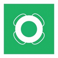 Знак Спасательный круг, ИМО (Lifebuoy IMO)